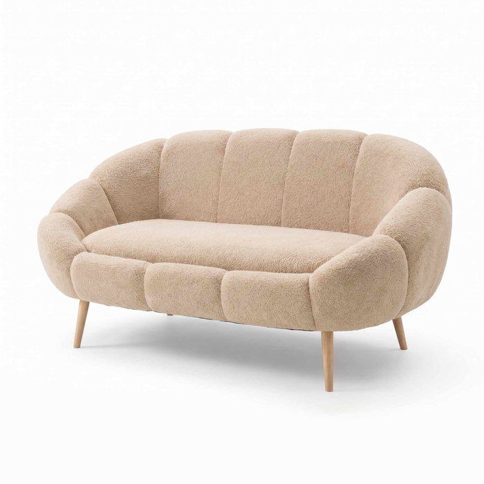 Atelier Del Sofa Lida - Sofá de 2 Plazas Beige